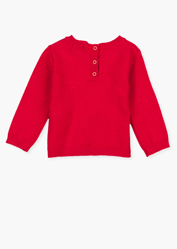 Jersey de tricotosa en color rojo