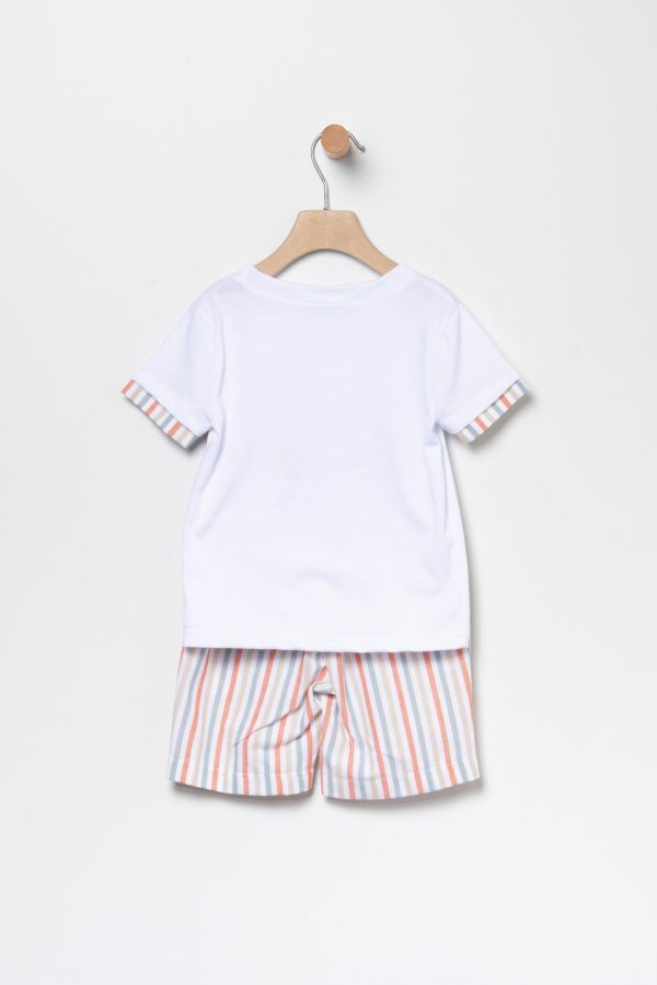 Conjunto rayas soft pantalón y camiseta niño