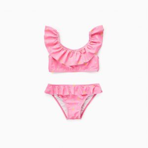 Bikini con protección 80 piñas rosa
