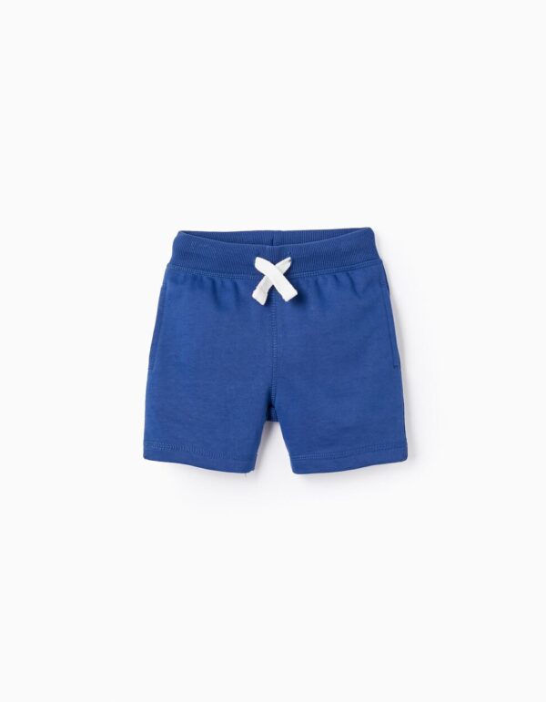 Pantalón corto sport azul bebé
