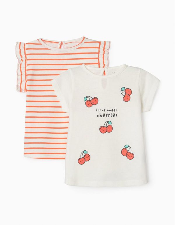 Pack 2 camisetas cherries bebé