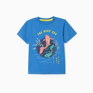 Camiseta azul deep sea