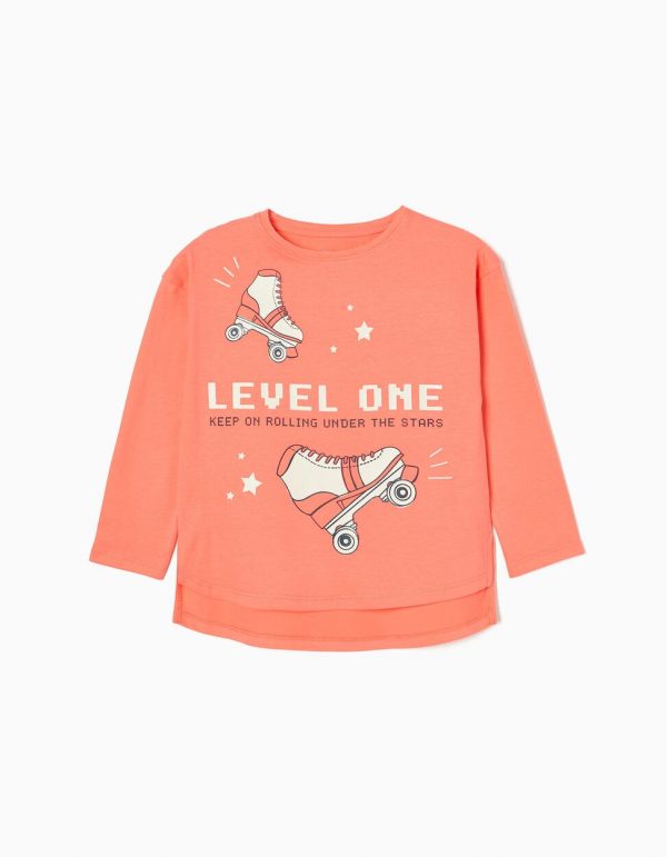Camiseta level one coral
