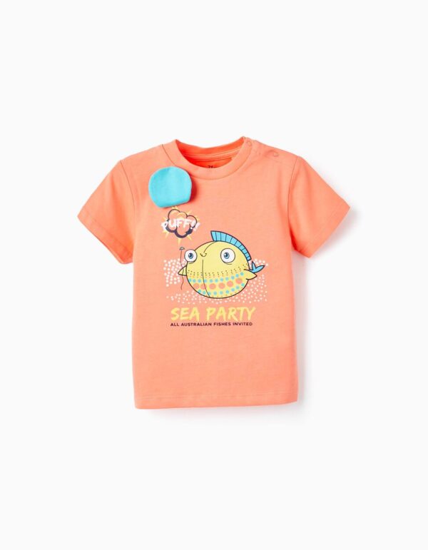 Camiseta pez globo coral