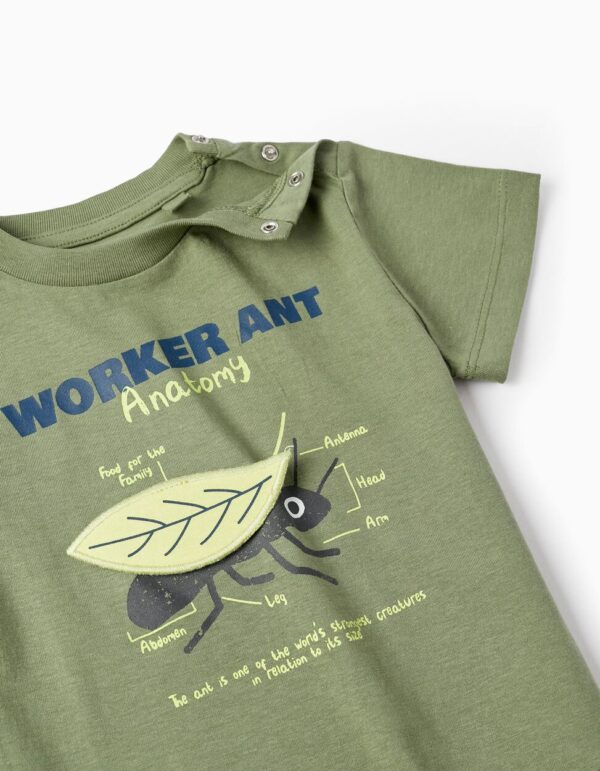 Camiseta hormiga verde