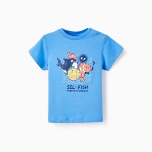 Camiseta azul sel fish