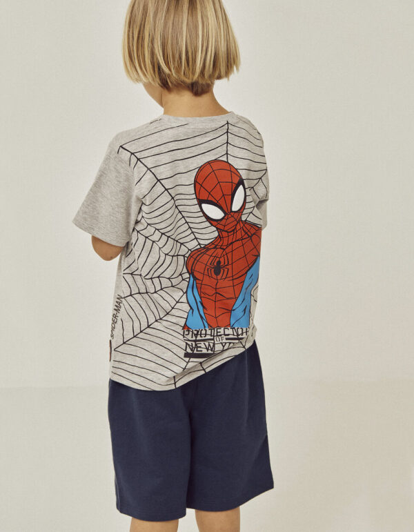 Camiseta gris Spiderman