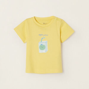 Camiseta amarilla frutas