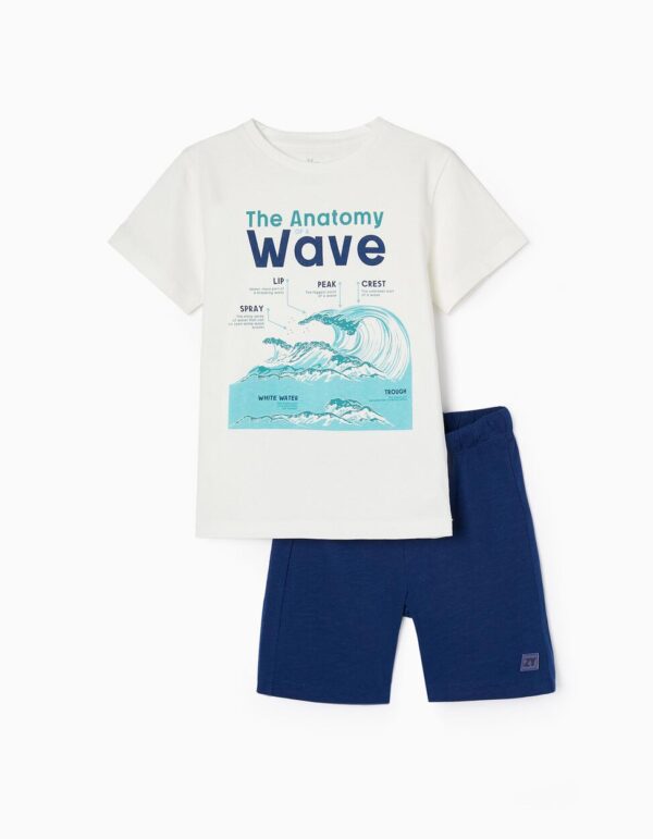 Conjunto camiseta y short wave