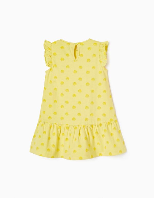 Pack 2 vestidos fucsia / amarillo bebé
