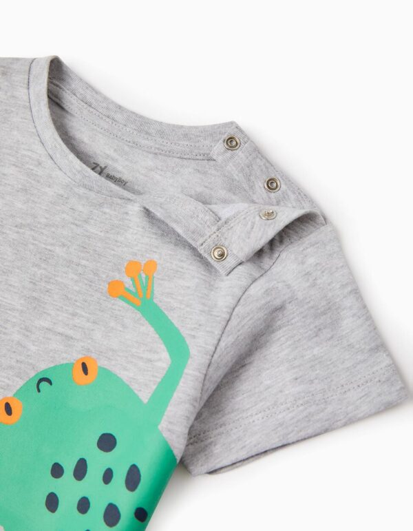 Camiseta frog gris bebé