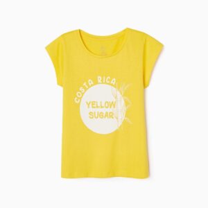 Camiseta basic amarilla Costa Rica
