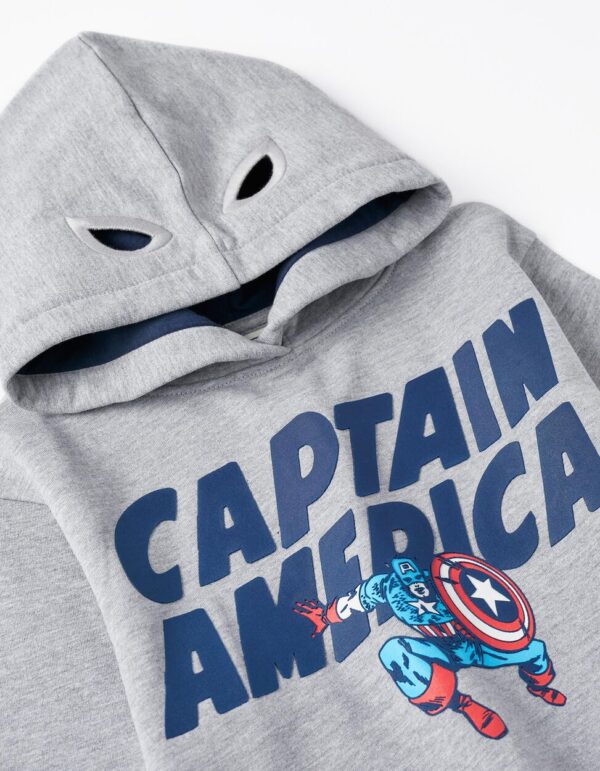 Sudadera Capitán América con capucha