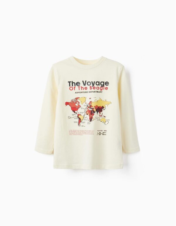 Camiseta voyage crudo