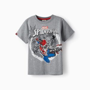 Camiseta Spiderman gris