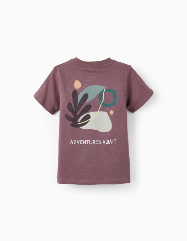 Camiseta morada adventures