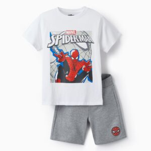 Conjunto short y camiseta Spiderman