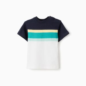 Camiseta bebé rayas multicolor