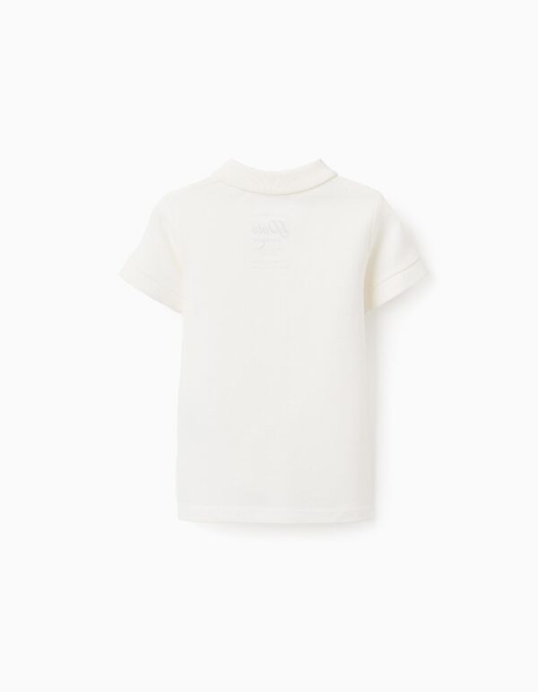 Polo bebé blanco roto - Imagen 2