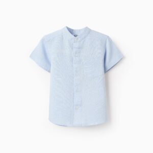 Camisa cuello mao Azulita bebé