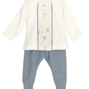 Conjunto polaina globos azul