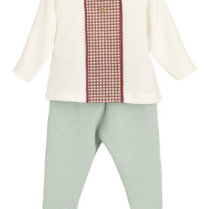 Conjunto polaina menta siroco