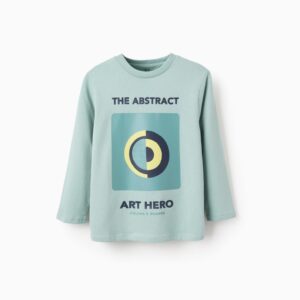 Camiseta verde agua the abstract