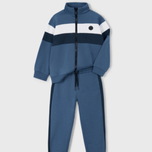 Chándal tricolor azul y blanco Mayoral