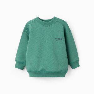 Sudadera verde bebé stroky