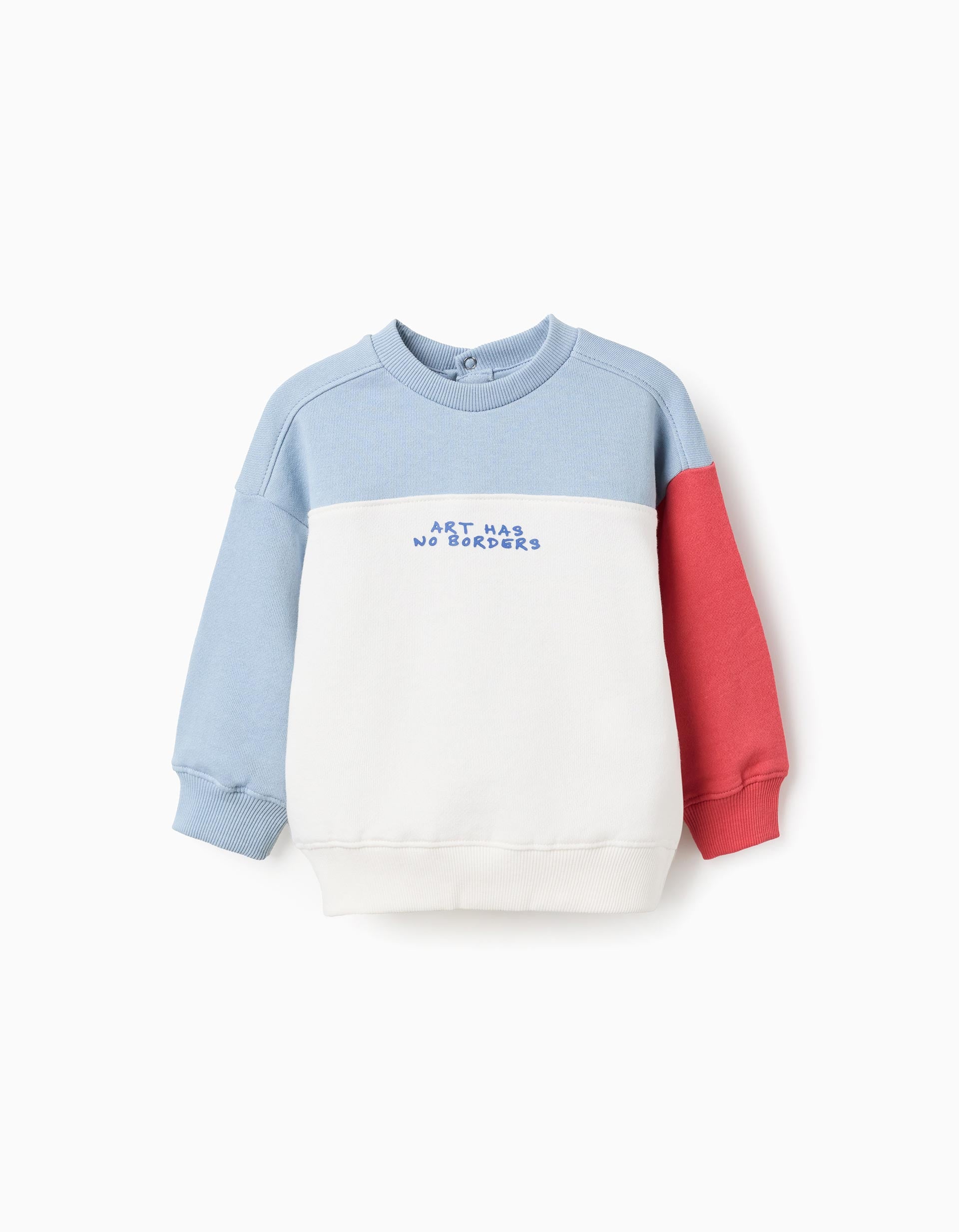 Sudadera tricolor bebé art