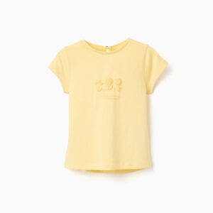 Camiseta amarilla curious bebé