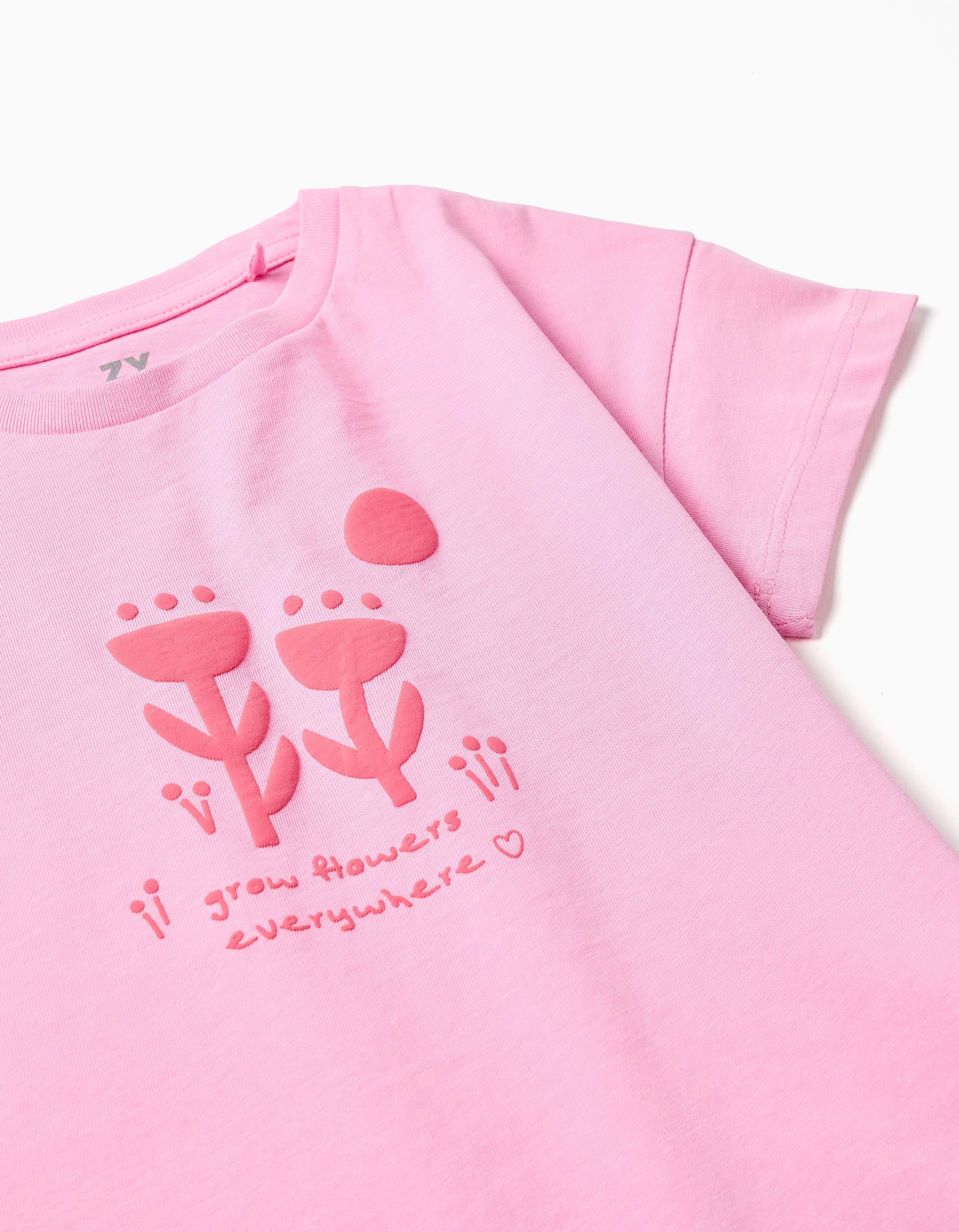 Camiseta grow flowers