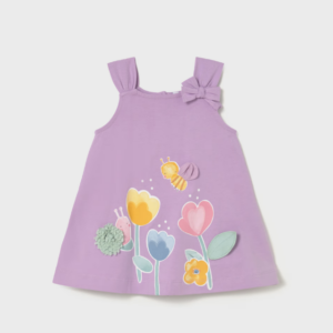 Vestido tulipanes lila Mayoral
