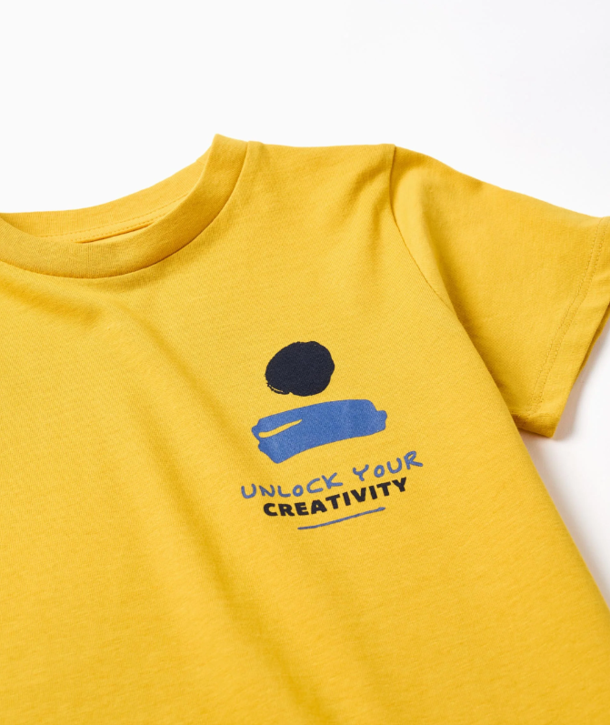Camiseta Creativity amarillo - Imagen 3