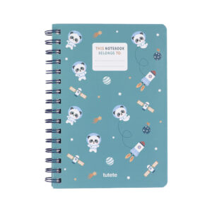 Libreta Escolar Pandas in Space