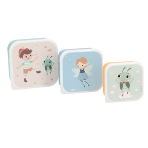 Pack 3 Cajas Almuerzo Wooden Boy Pinocho