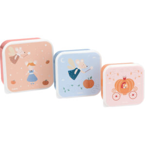 Pack 3 Cajas Almuerzo Mouse Fairies Cenicienta