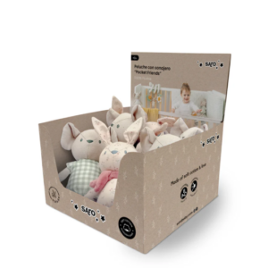 Peluches con sonajero “Pocket Friends”