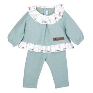Conjunto animalitos legging menta Arosa