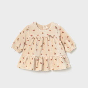 Vestido pana flores bebé Mayoral