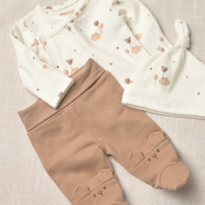 Conjunto 3 piezas polaina nubes bebé Mayoral