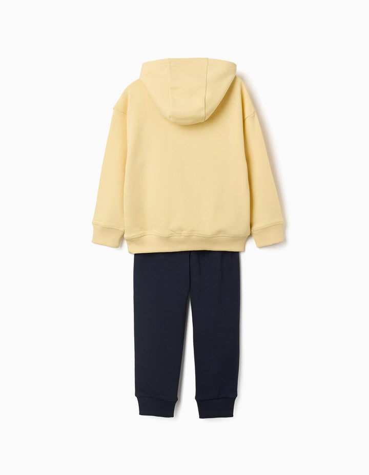 Chándal sudadera amarilla con capucha shapes of art - Imagen 3