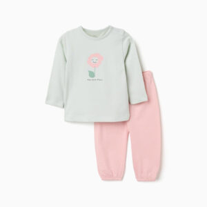 Pijama flor bebé