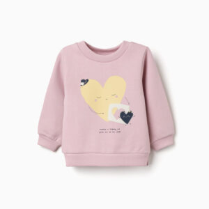 Sudadera bebé formas lila