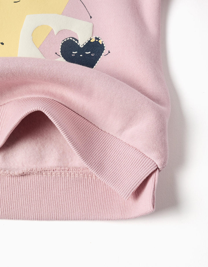 Sudadera bebé formas lila