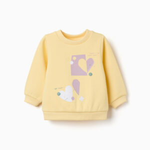 Sudadera bebé formas amarilla