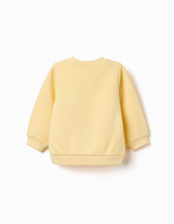Sudadera bebé formas amarilla - Imagen 2