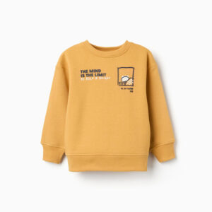 Sudadera mostaza the mind is the limit niño