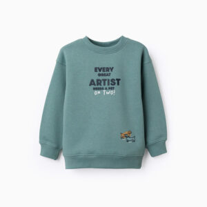 Sudadera verde dogs niño