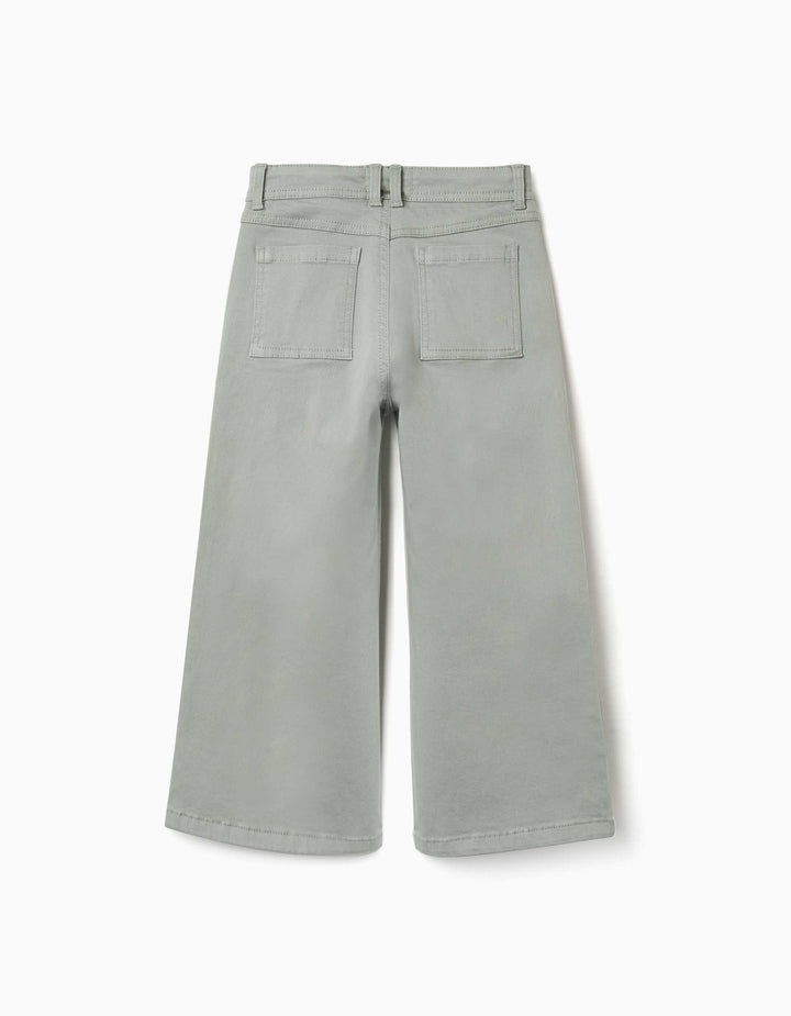 Pantalón wide leg verde salvia - Imagen 2